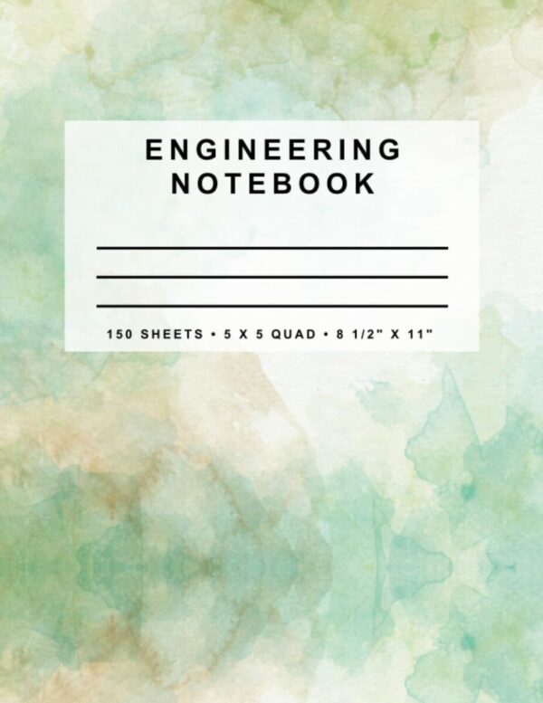 Engineering Notebook: Watercolor Series (Earth)