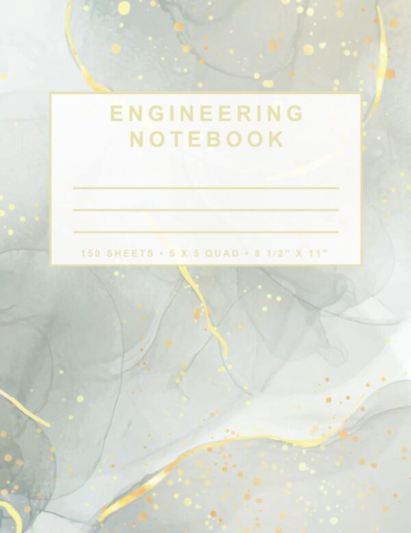 Engineering Notebook: Marble Series (Gray)