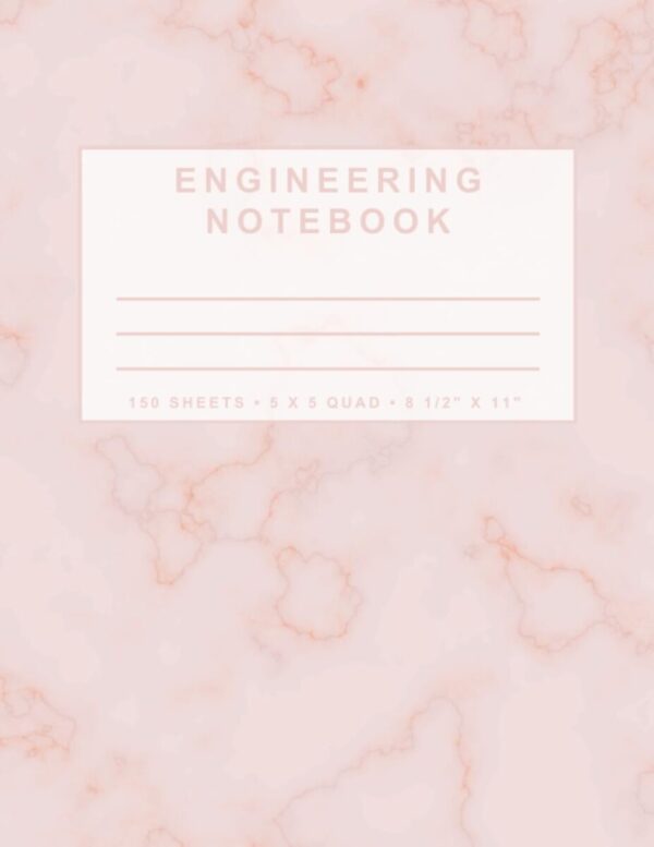 Engineering Notebook: Marble Series (Pink)