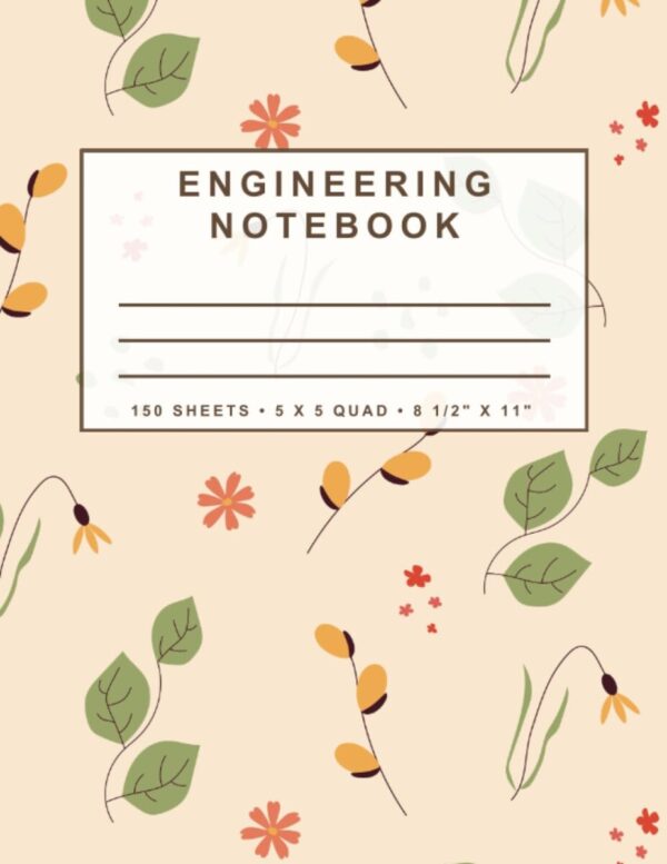 Engineering Notebook: Floral Series (No. 2)