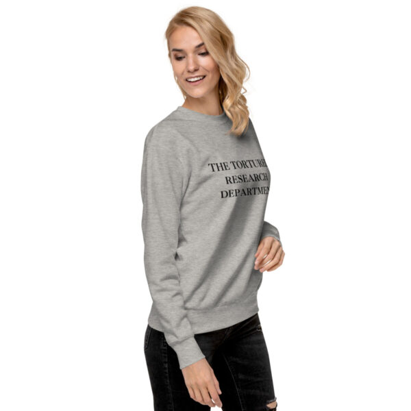 THE TORTURED RESEARCH DEPARTMENT Premium Sweatshirt - Image 4